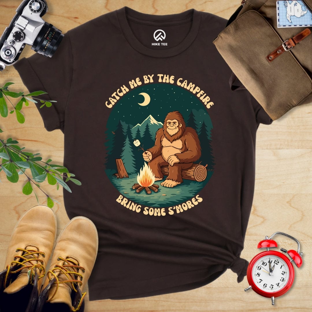 Hike Tee T-Shirt Brown / S Bring Some Smores Shirt