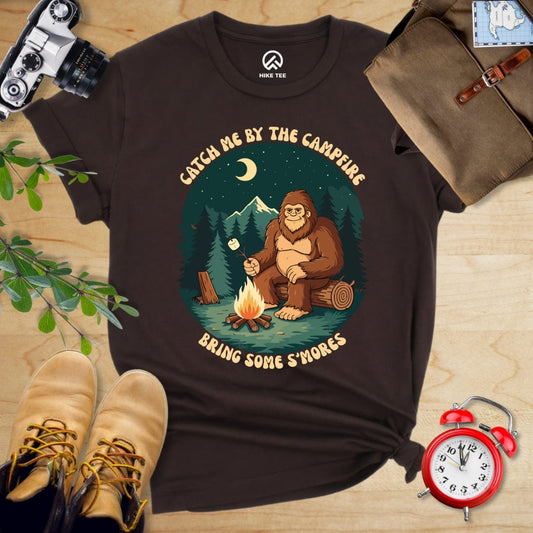 Hike Tee T-Shirt Brown / S Bring Some Smores Shirt