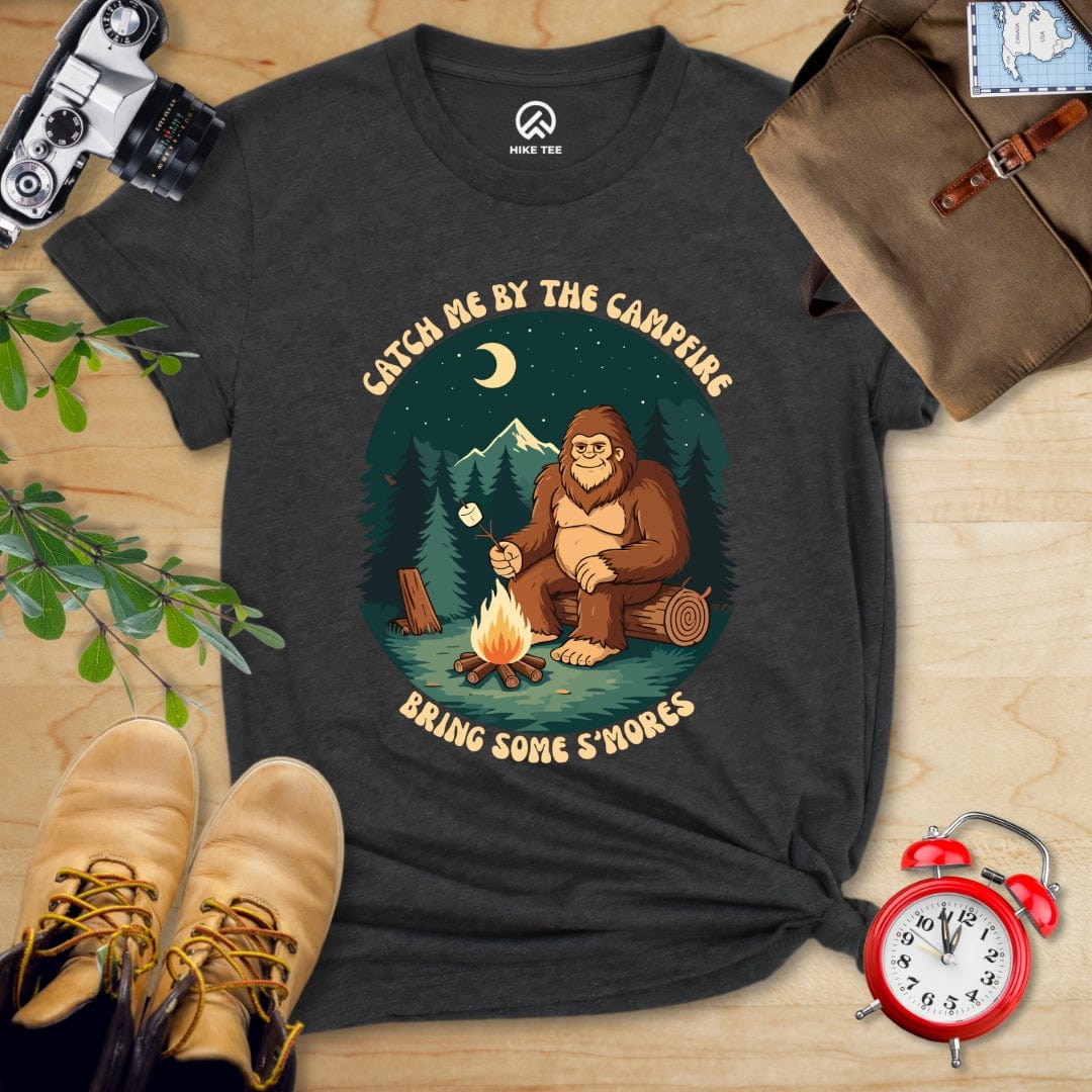 Hike Tee T-Shirt Dark Grey Heather / S Bring Some Smores Shirt