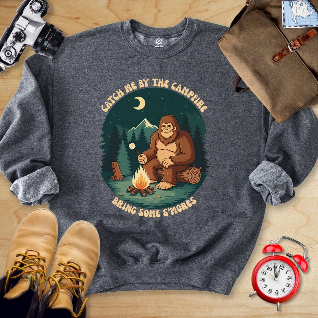 Hike Tee Sweatshirt Dark Heather / S Bring Some Smores Sweatshirt