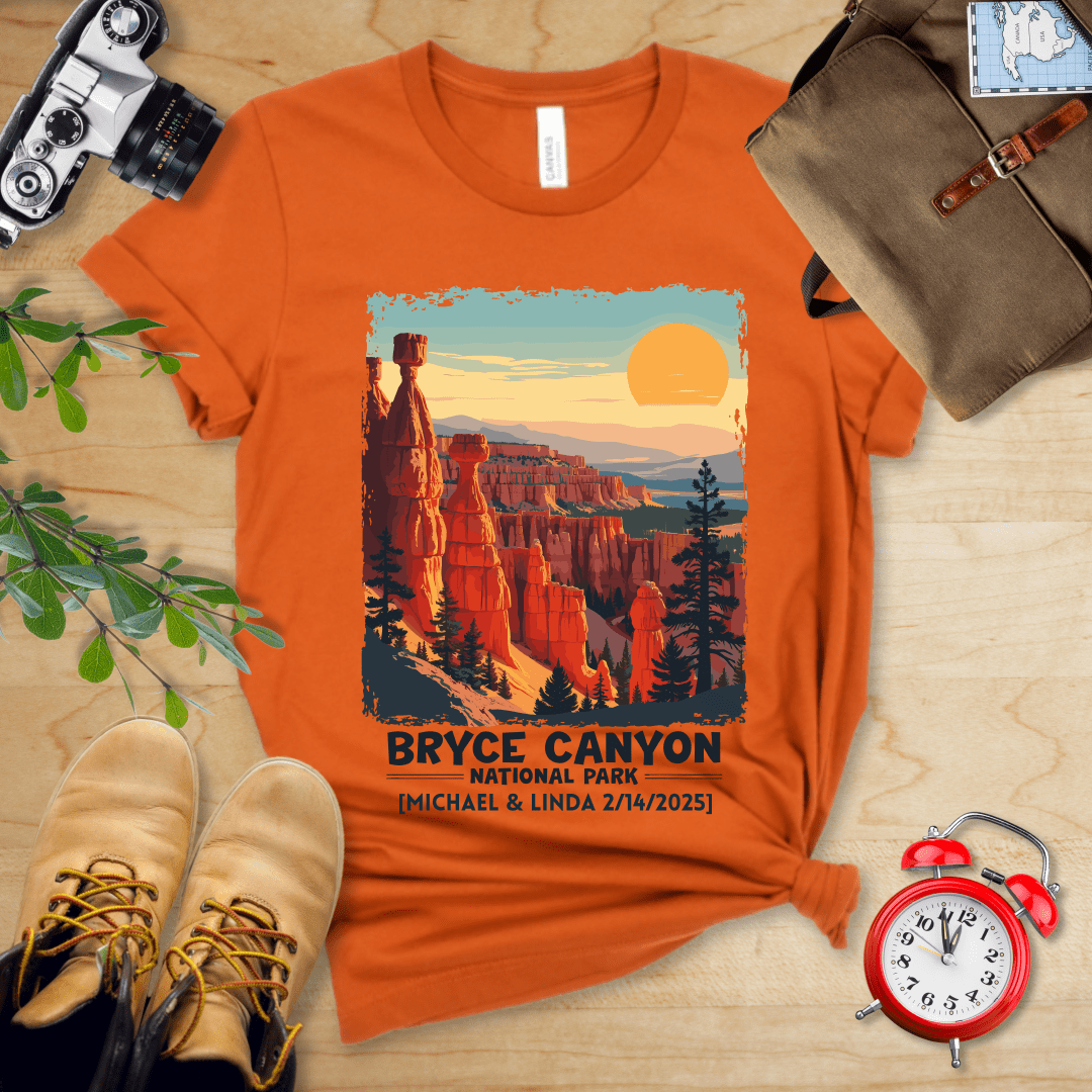 AnywherePOD T-Shirt Autumn / S Bryce Canyon National Park Shirt + Personalization