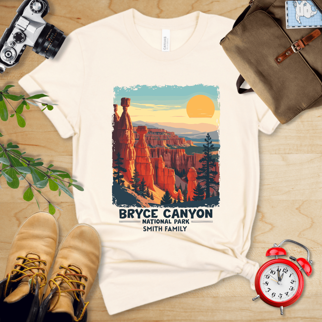 AnywherePOD T-Shirt Natural / S Bryce Canyon National Park Shirt + Personalization