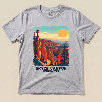 Hike Tee T-Shirt Athletic Heather / S Bryce Canyon National Park Shirt