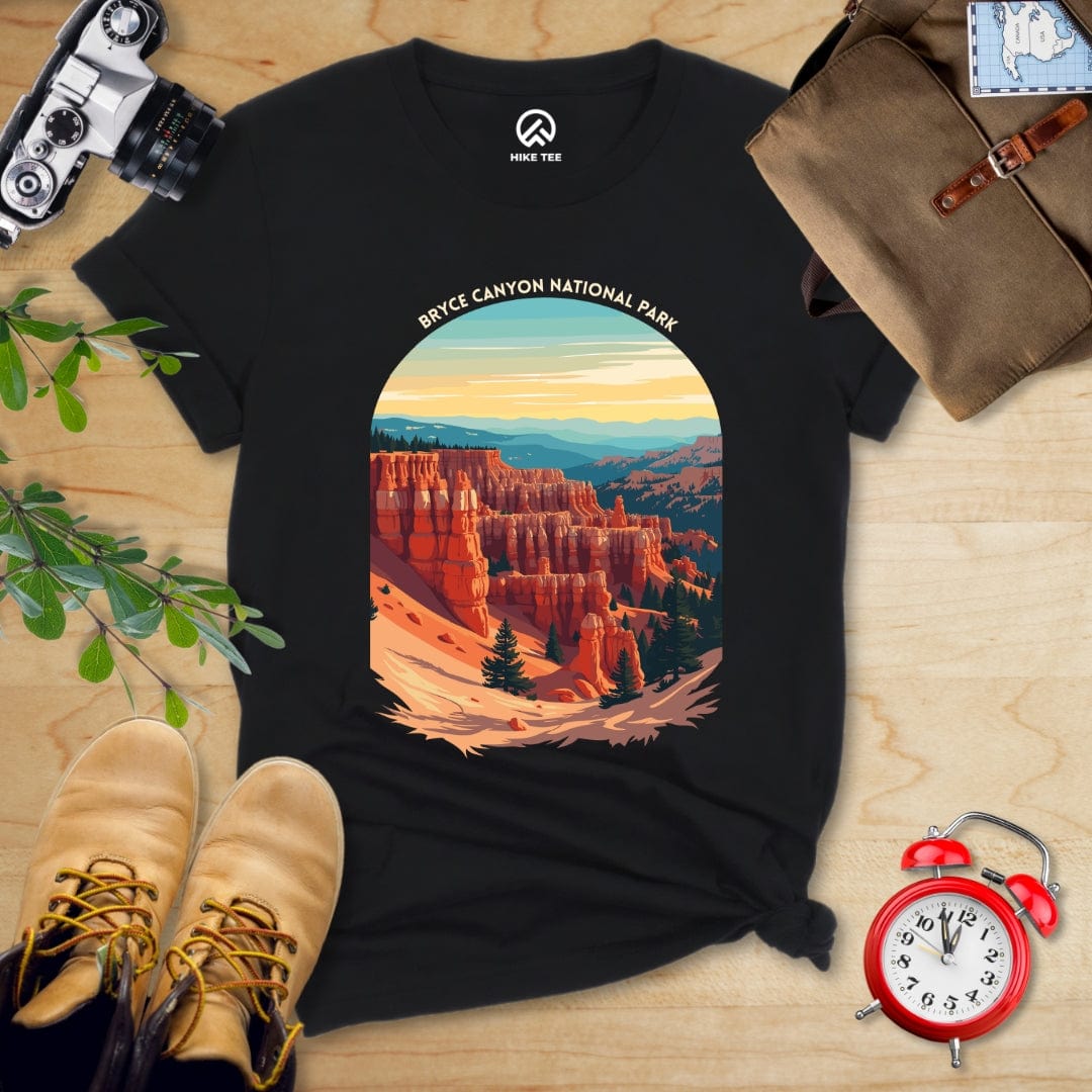 Hike Tee T-Shirt Black / S Bryce Canyon National Park Shirt