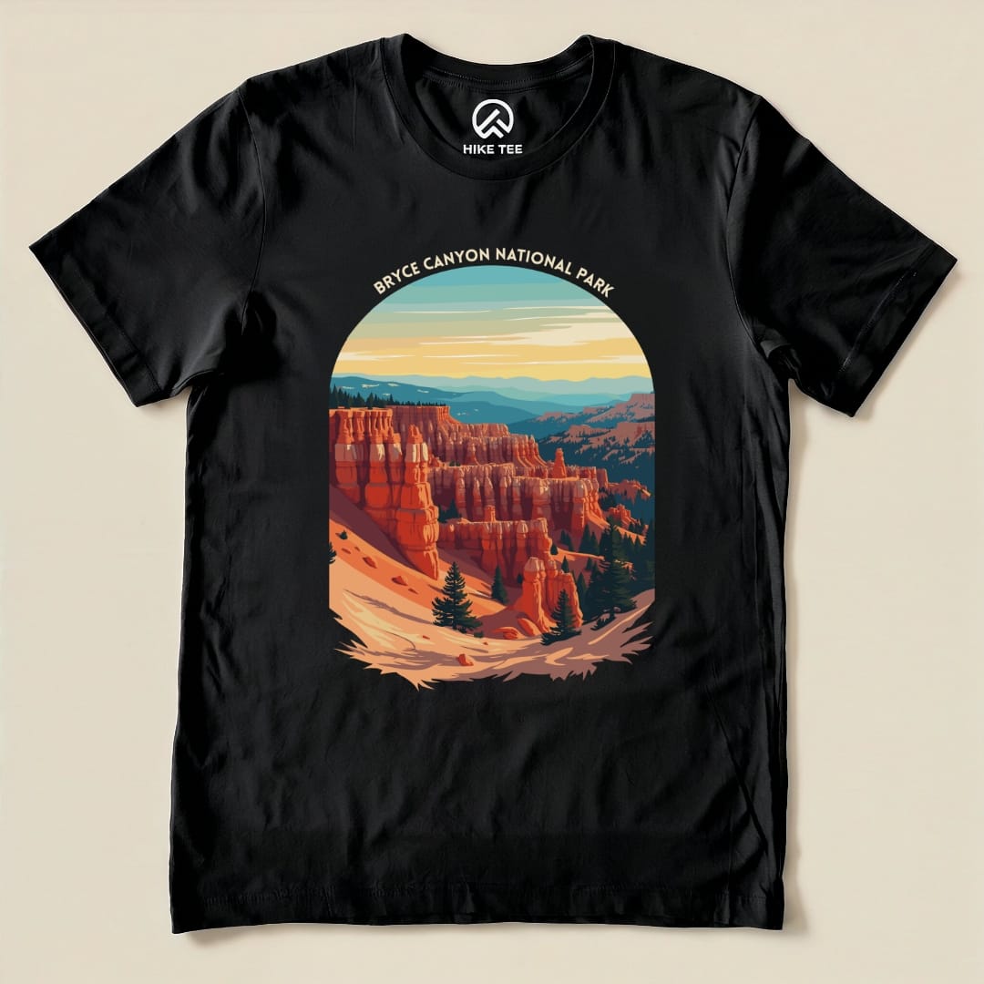 Hike Tee T-Shirt Black / S Bryce Canyon National Park Shirt