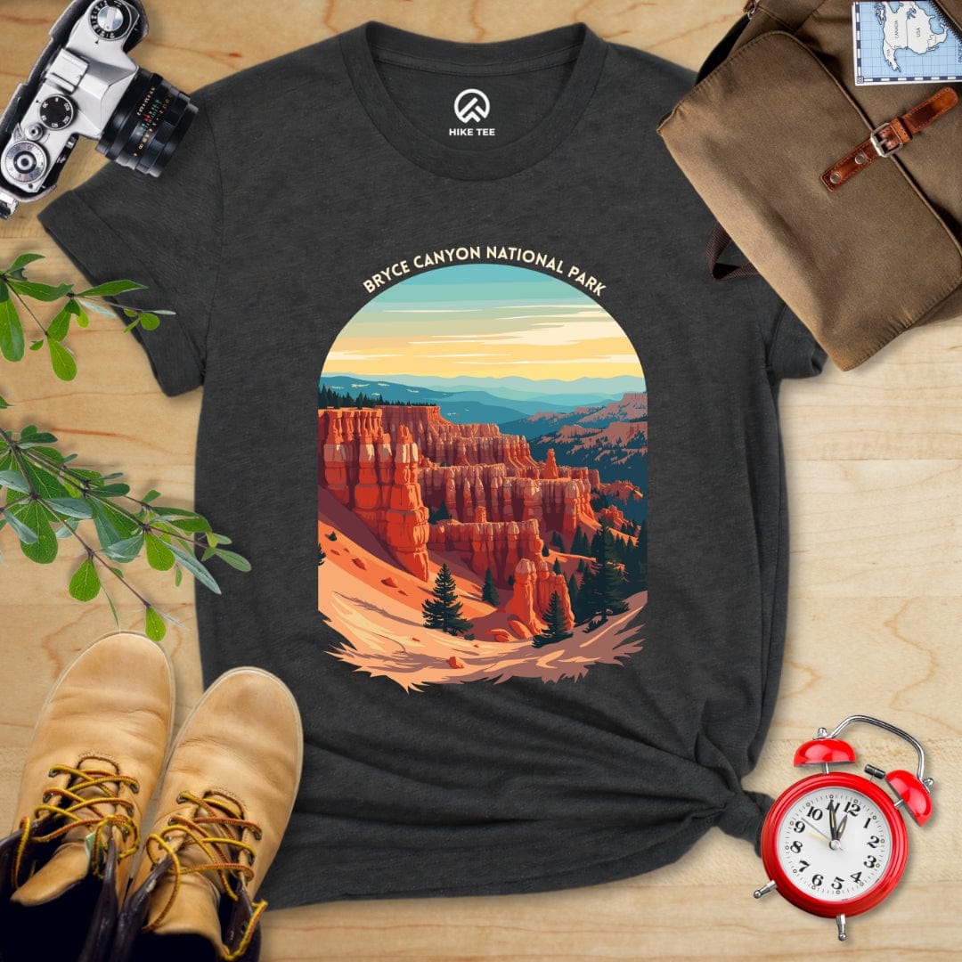 Hike Tee T-Shirt Dark Grey Heather / S Bryce Canyon National Park Shirt