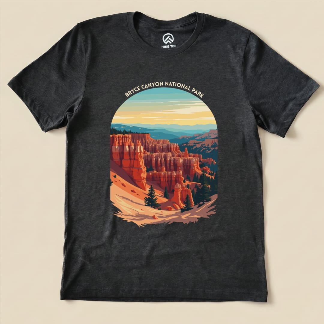 Hike Tee T-Shirt Dark Grey Heather / S Bryce Canyon National Park Shirt