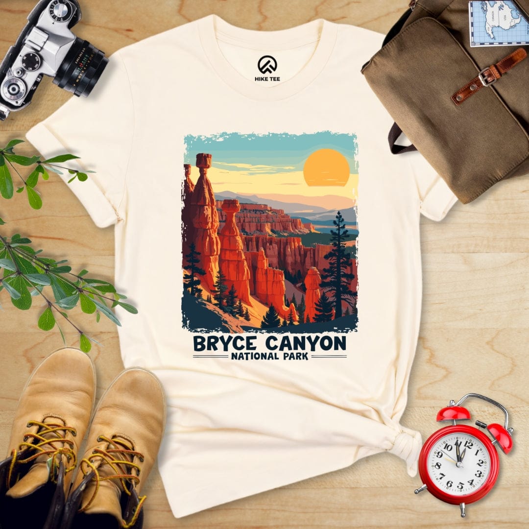Hike Tee T-Shirt Natural / S Bryce Canyon National Park Shirt