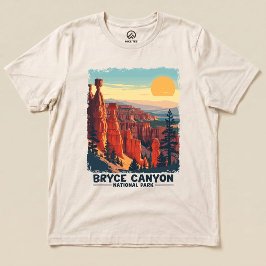 Hike Tee T-Shirt Natural / S Bryce Canyon National Park Shirt