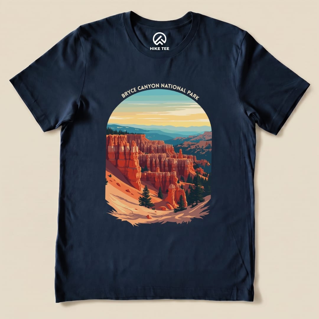 Hike Tee T-Shirt Navy / S Bryce Canyon National Park Shirt