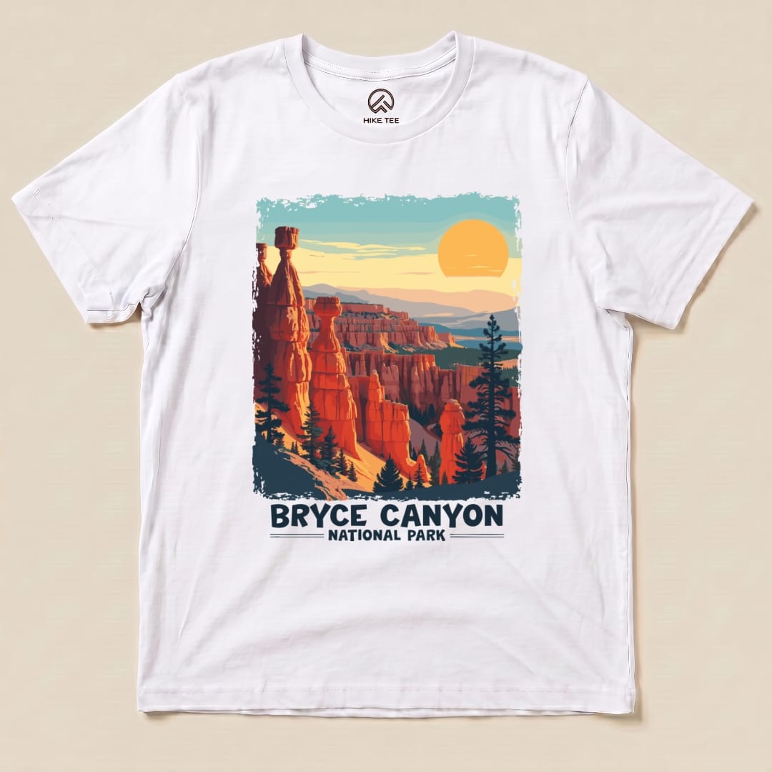 Hike Tee T-Shirt White / S Bryce Canyon National Park Shirt