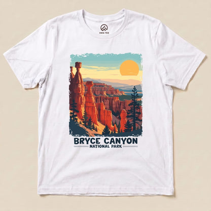 Hike Tee T-Shirt White / S Bryce Canyon National Park Shirt