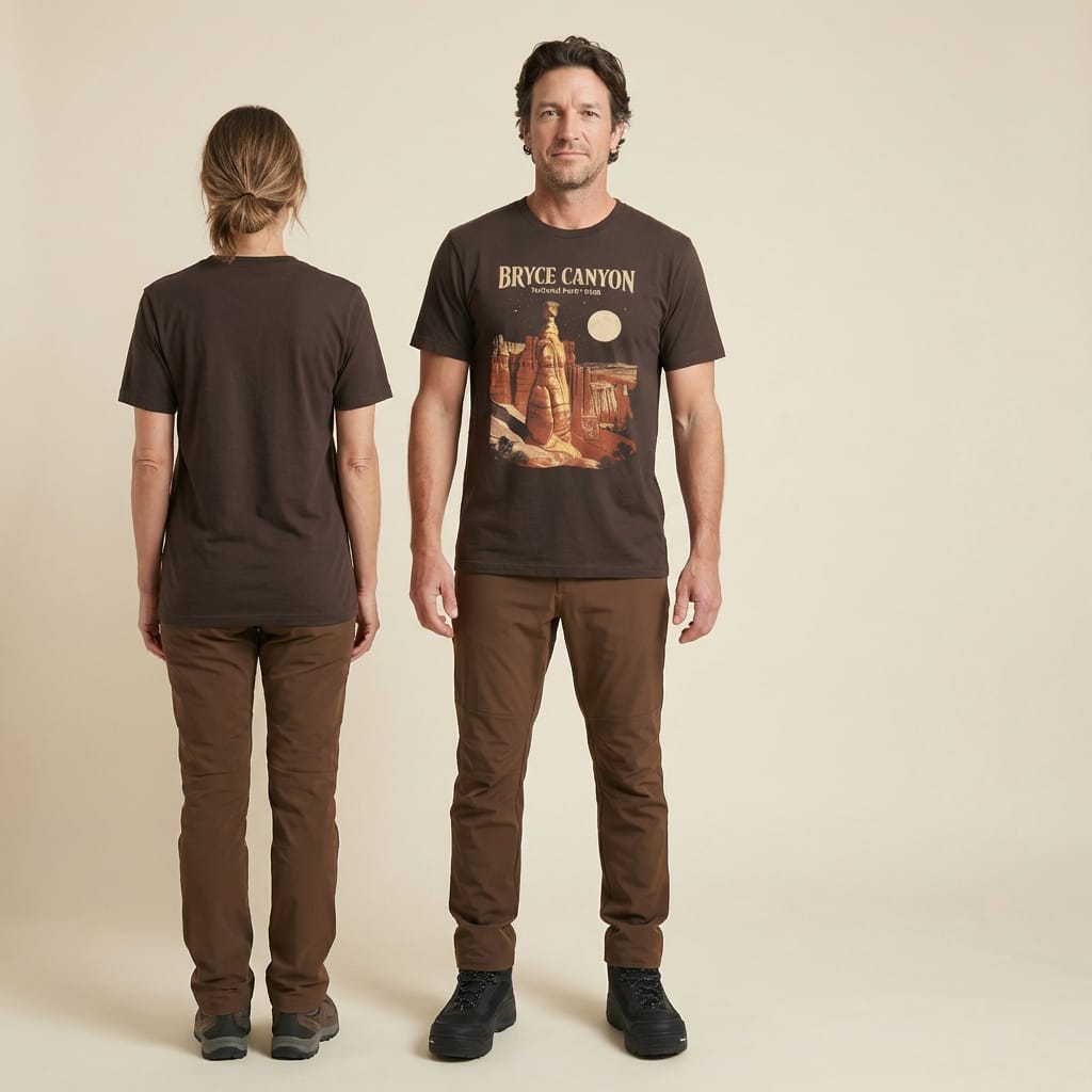 Hike Tee T-Shirt Bryce Canyon Utah Vintage Shirt
