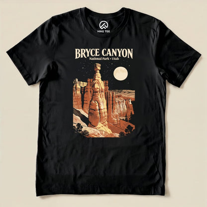 Hike Tee T-Shirt Black / S Bryce Canyon Utah Vintage Shirt