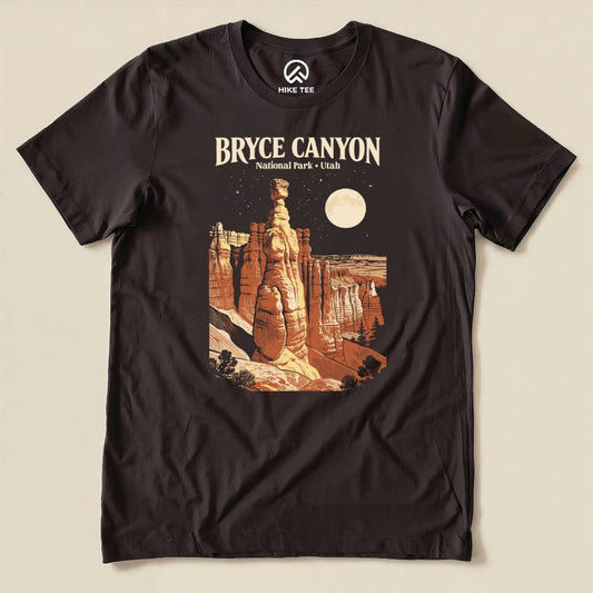 Hike Tee T-Shirt Brown / S Bryce Canyon Utah Vintage Shirt