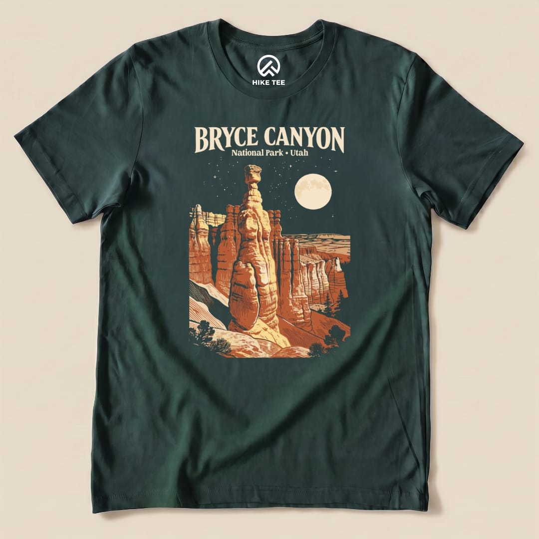 Hike Tee T-Shirt Forest / S Bryce Canyon Utah Vintage Shirt