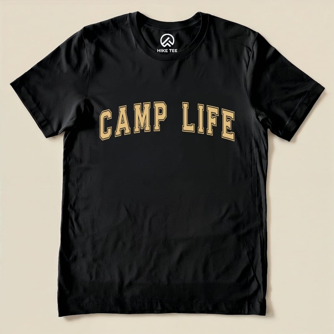 Camp Life Shirt Hike Tee T-Shirt Black / S