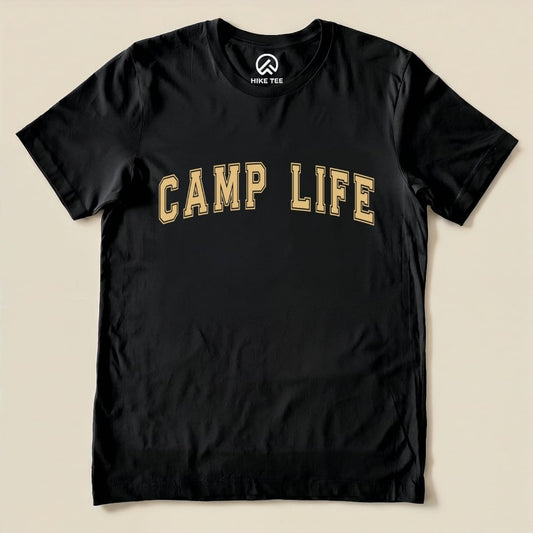 Camp Life Shirt Hike Tee T-Shirt Black / S