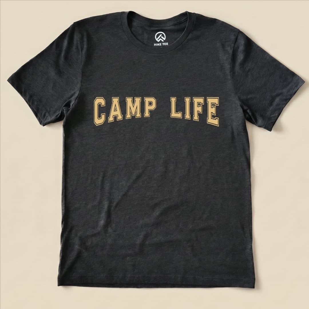 Camp Life Shirt Hike Tee T-Shirt Dark Grey Heather / S