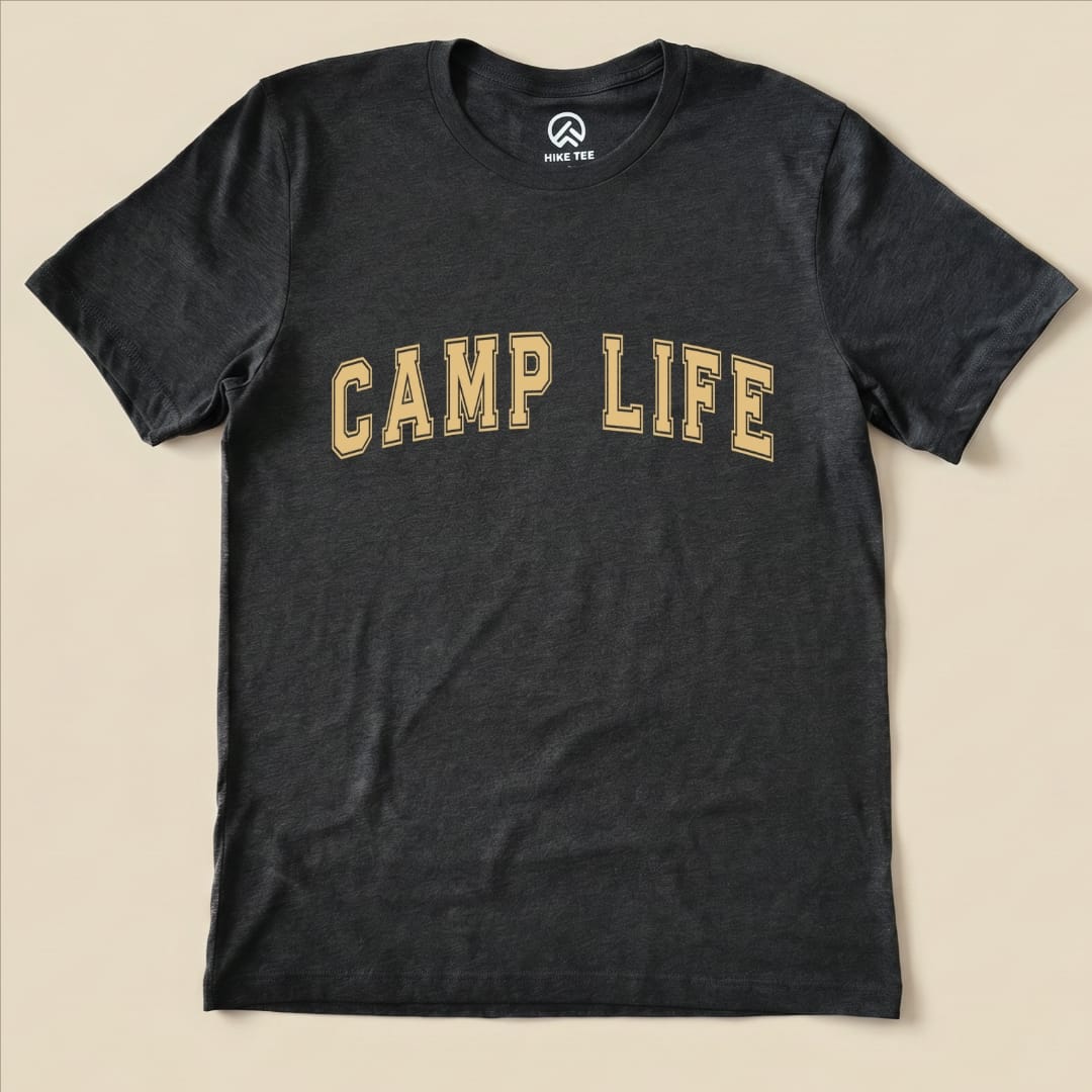 Camp Life Shirt Hike Tee T-Shirt Dark Grey Heather / S