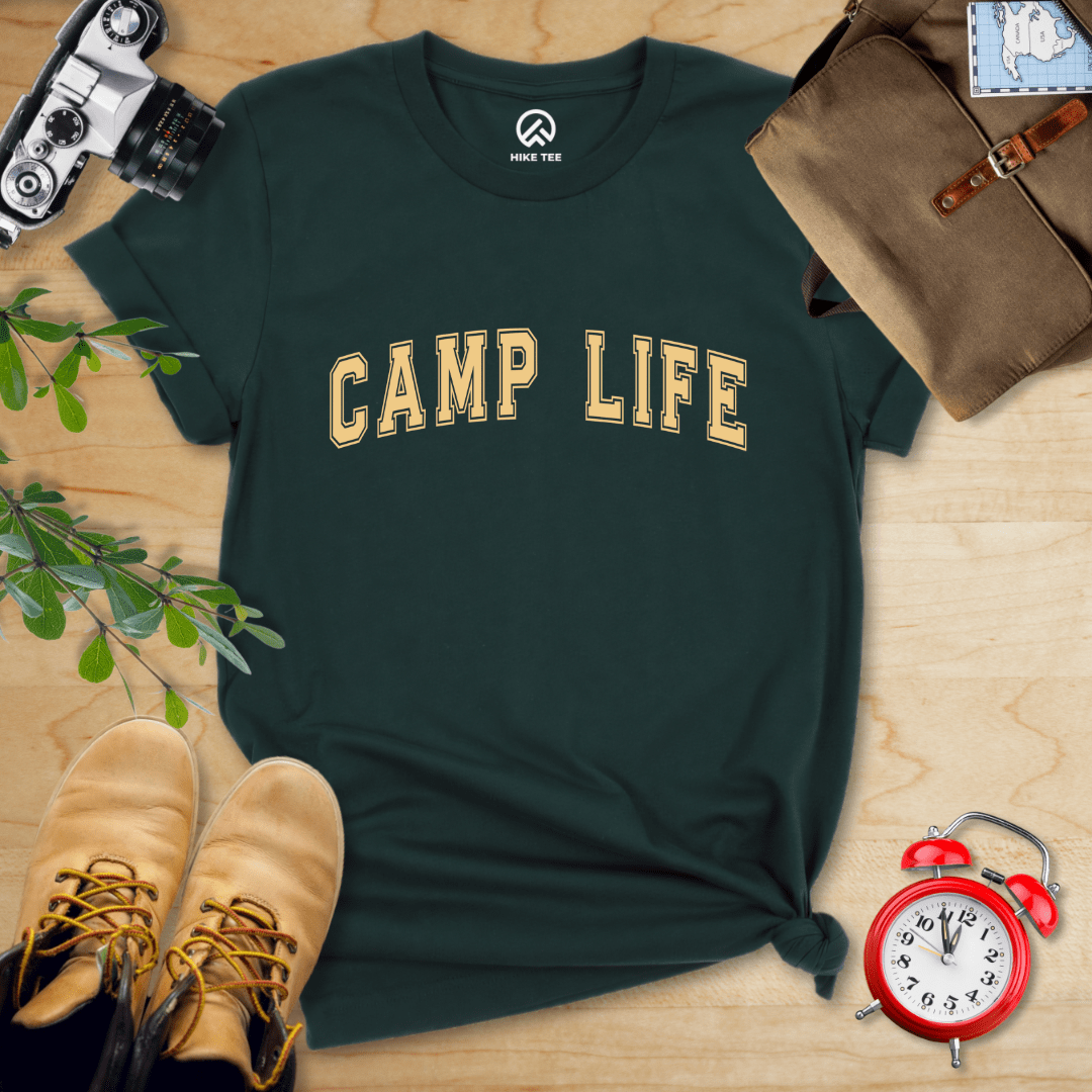 Hike Tee T-Shirt Forest / S Camp Life Shirt
