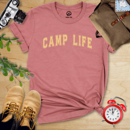 Hike Tee T-Shirt Heather Mauve / S Camp Life Shirt