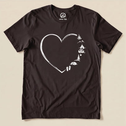 Camp Lover Shirt Hike Tee T-Shirt Brown / S