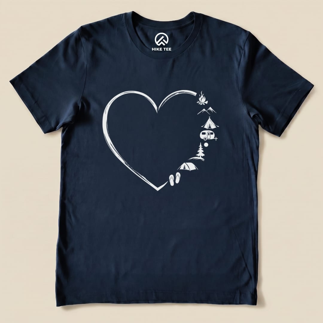 Camp Lover Shirt Hike Tee T-Shirt Navy / S
