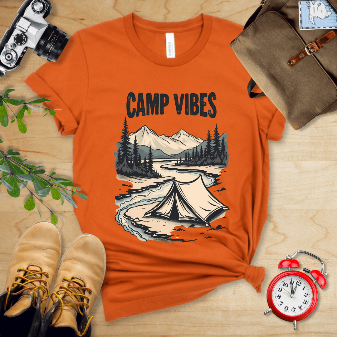 Printify T-Shirt Autumn / S Camp Vibes Shirt