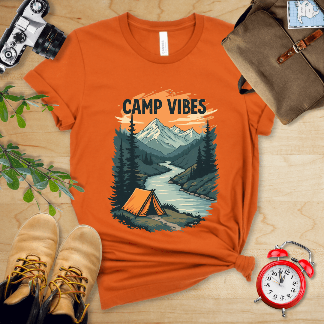 Printify T-Shirt Autumn / S Camp Vibes Shirt