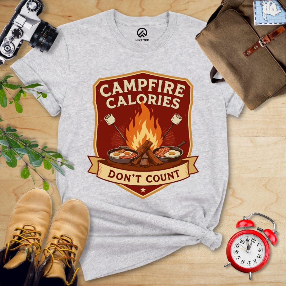Hike Tee T-Shirt Athletic Heather / S Campfire Calories