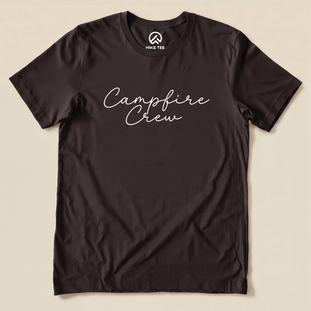 Campfire Crew Shirt Hike Tee T-Shirt Brown / S