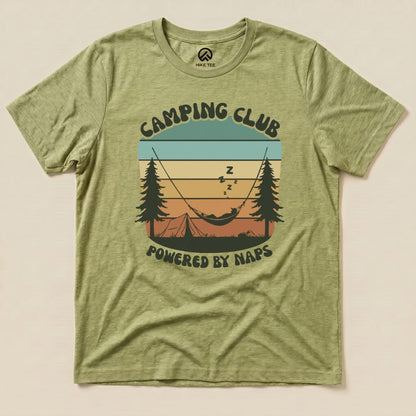 Hike Tee T-Shirt Heather Green / S Camping Club Shirt