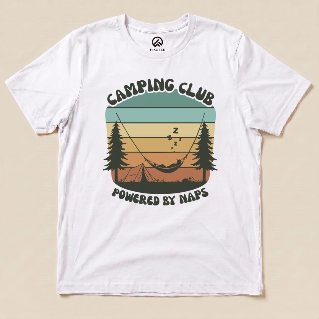 Hike Tee T-Shirt White / S Camping Club Shirt