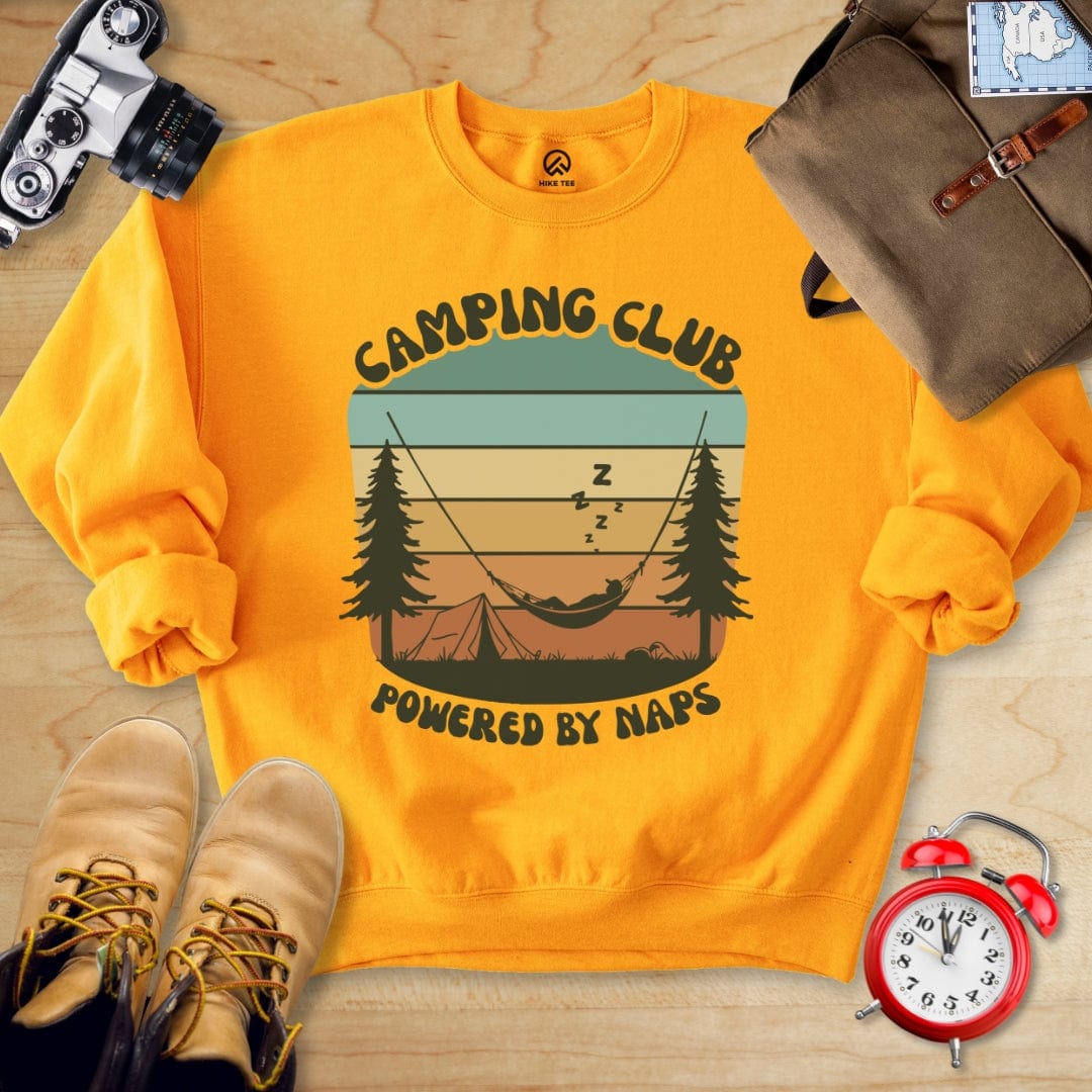 Hike Tee Sweatshirt Gold / S Camping Club Sweatshirt