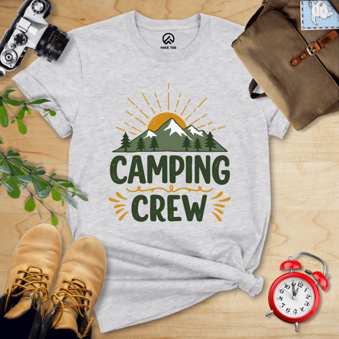 Hike Tee T-Shirt Athletic Heather / S Camping Crew Shirt