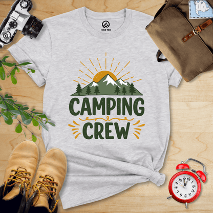 Hike Tee T-Shirt Athletic Heather / S Camping Crew Shirt