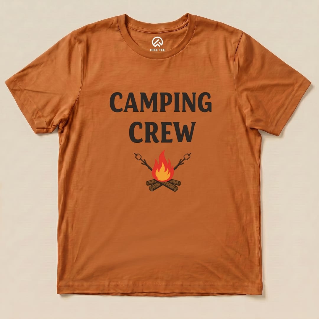 Camping Crew Shirt Hike Tee T-Shirt Autumn / S
