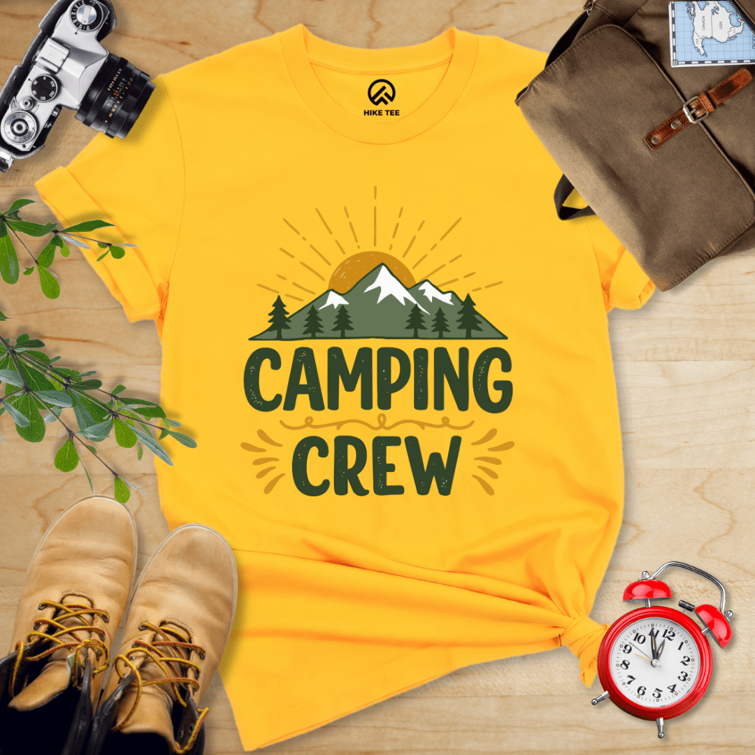 Hike Tee T-Shirt Gold / S Camping Crew Shirt