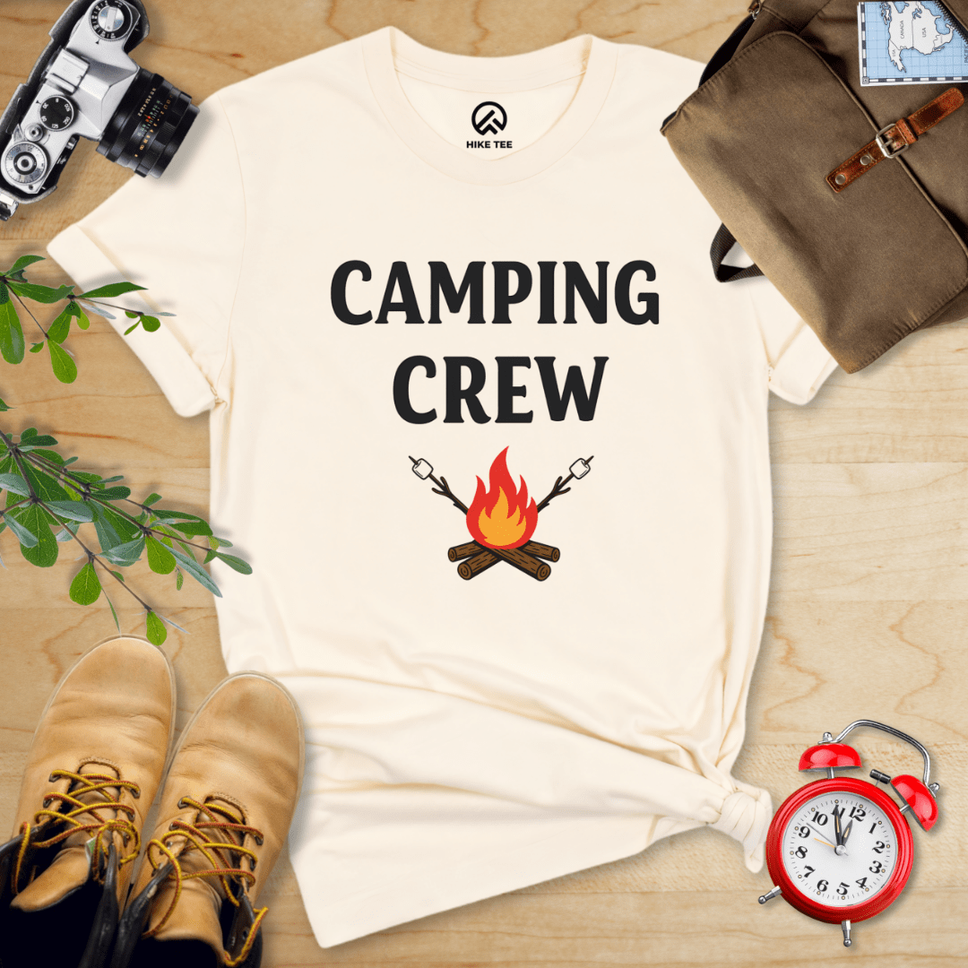 Hike Tee T-Shirt Natural / S Camping Crew Shirt