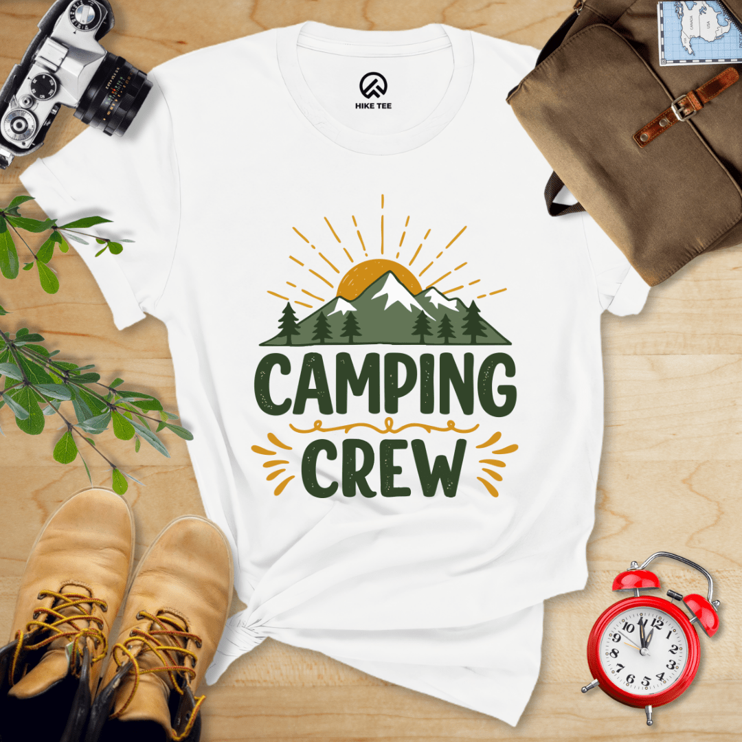 Hike Tee T-Shirt White / S Camping Crew Shirt