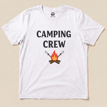Camping Crew Shirt Hike Tee T-Shirt White / S