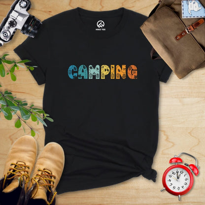 Hike Tee T-Shirt Black / S Camping Floral Shirt
