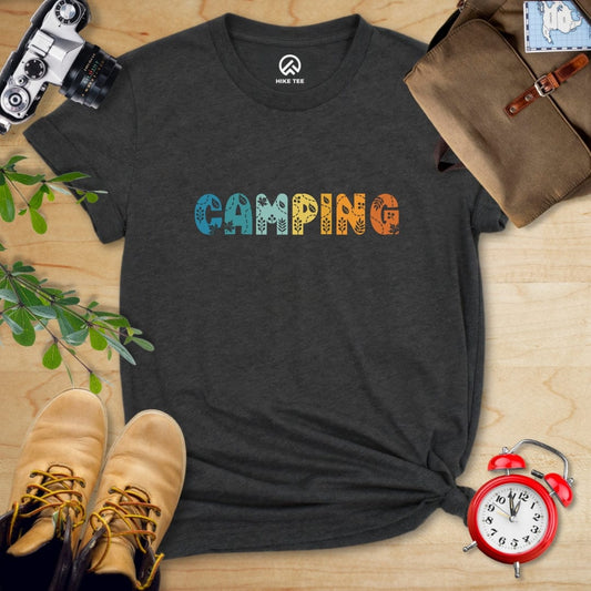 Hike Tee T-Shirt Dark Grey Heather / S Camping Floral Shirt
