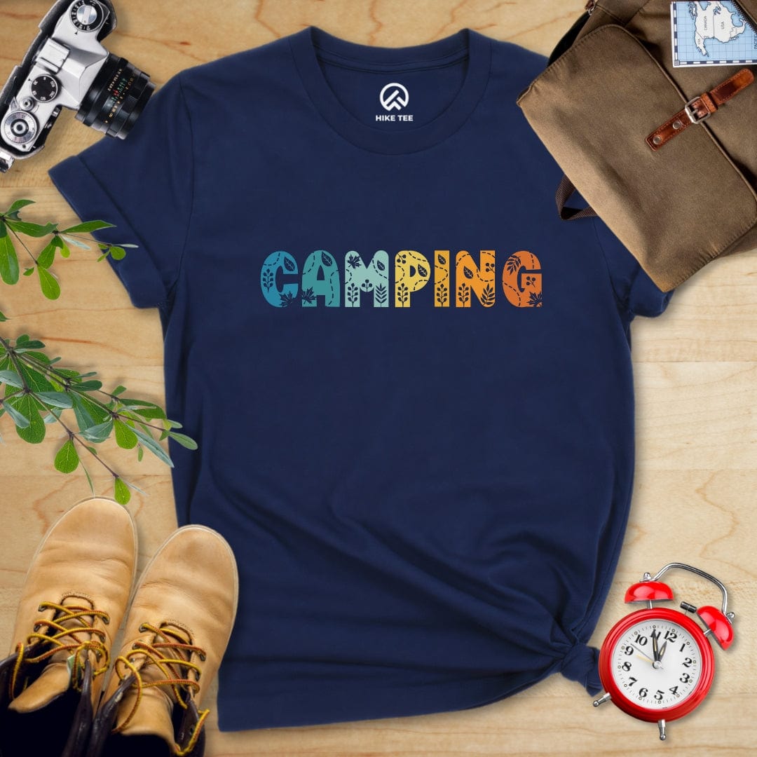Hike Tee T-Shirt Navy / S Camping Floral Shirt