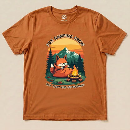 Camping Fox Shirt Hike Tee T-Shirt Autumn / S