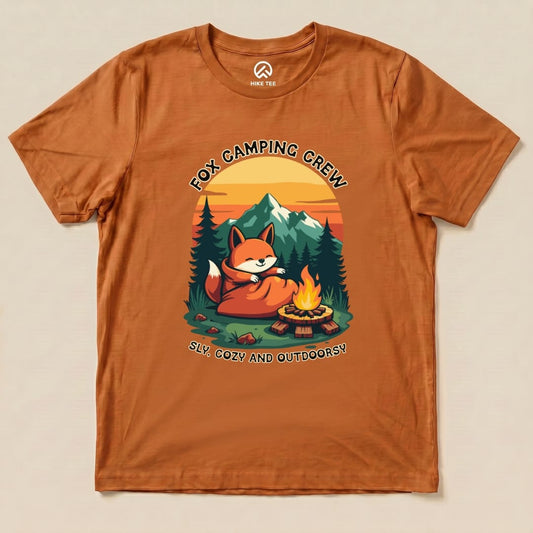 Camping Fox Shirt Hike Tee T-Shirt Autumn / S
