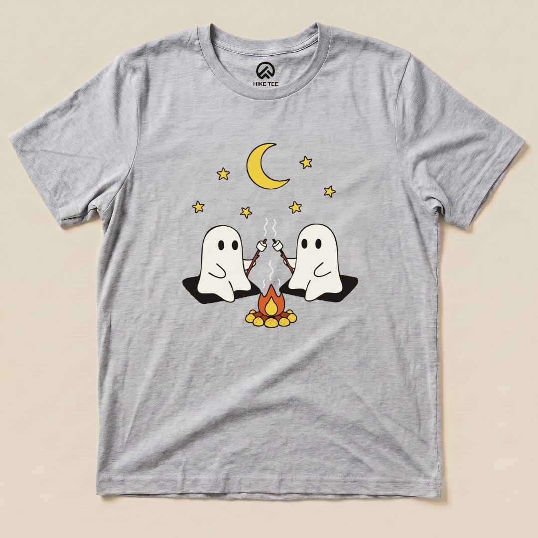 Hike Tee T-Shirt Athletic Heather / S Camping Ghosts Shirt