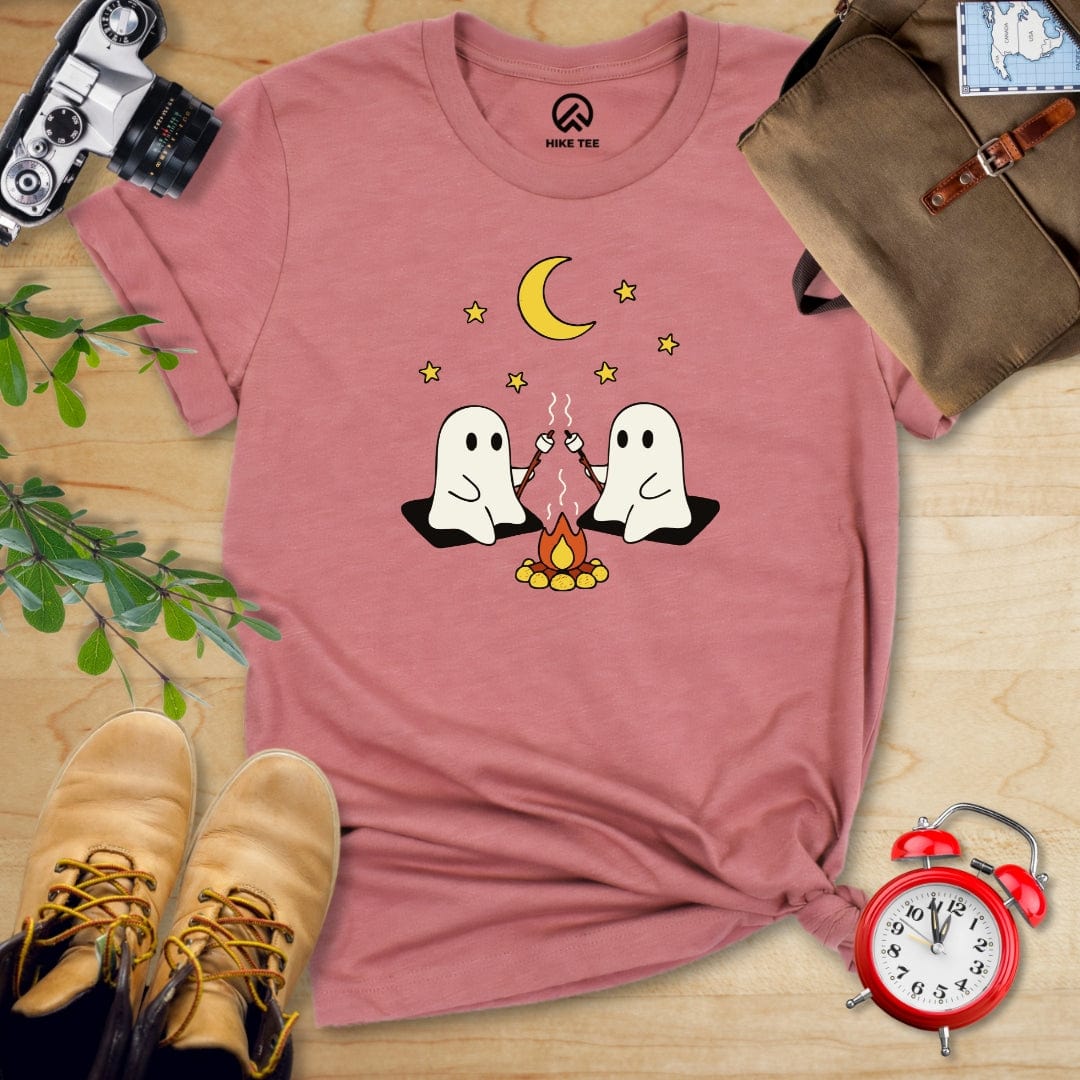 Hike Tee T-Shirt Heather Mauve / S Camping Ghosts Shirt