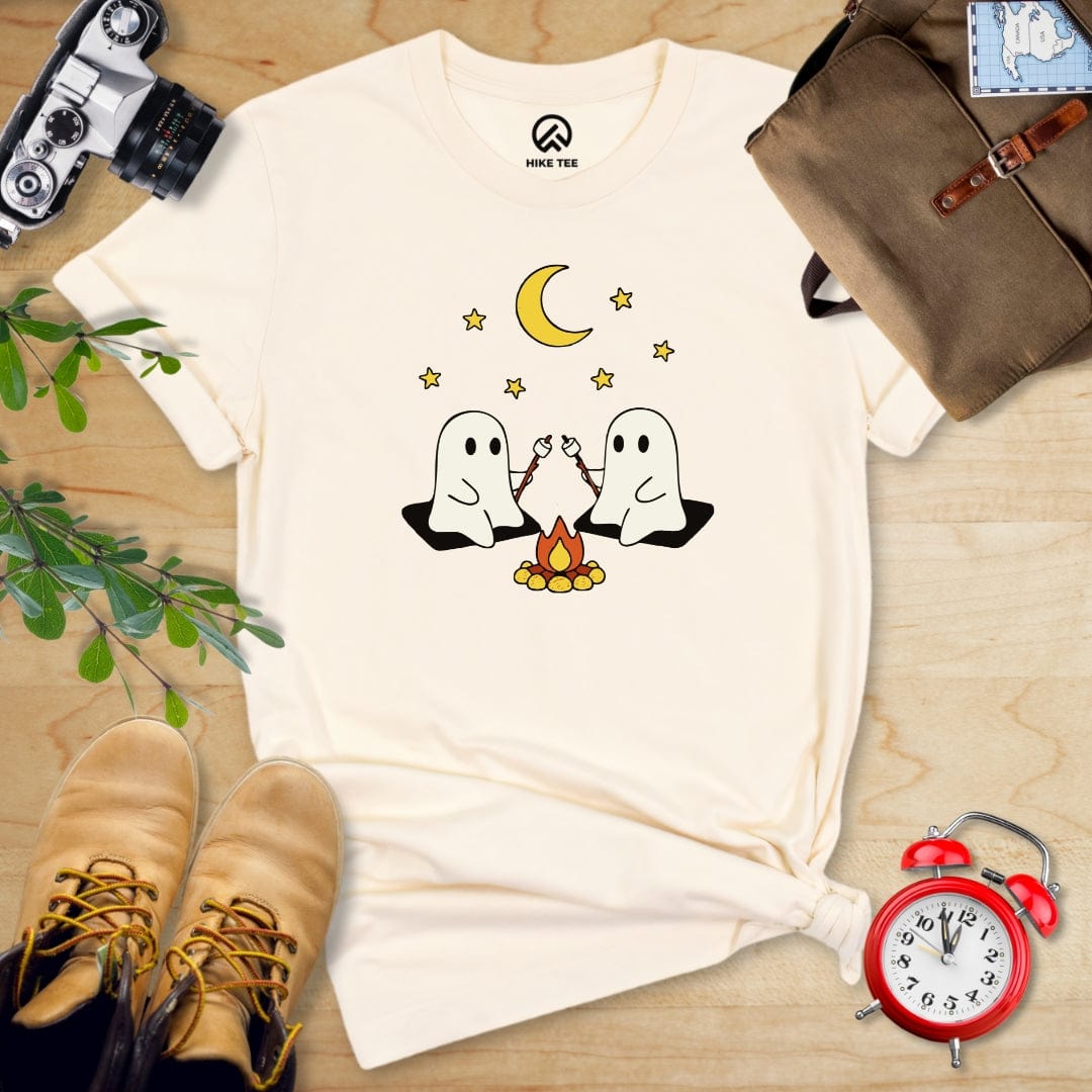 Hike Tee T-Shirt Natural / S Camping Ghosts Shirt